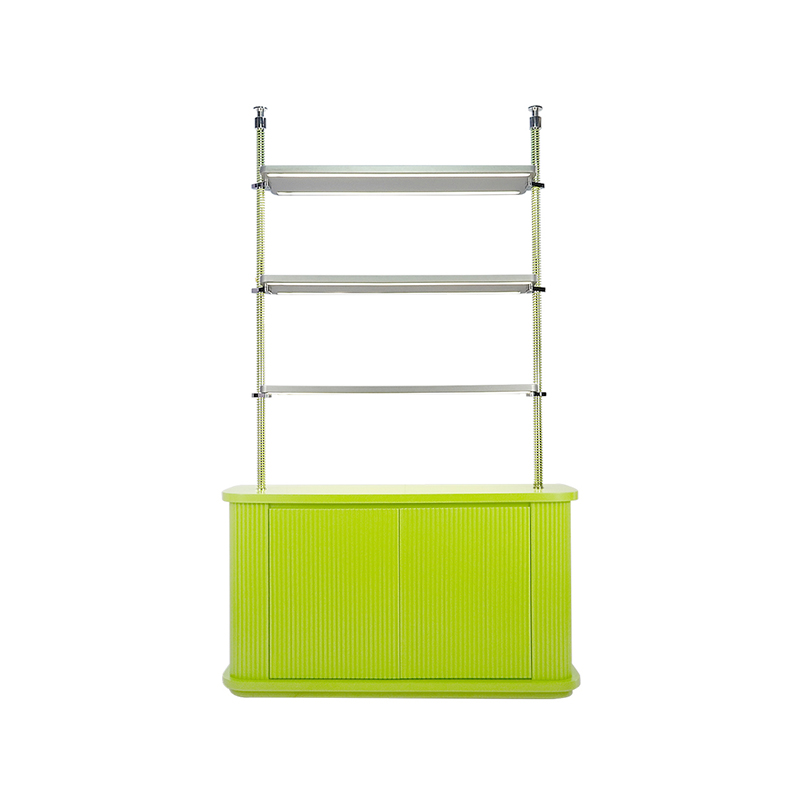 How can jewelry cabinets enhance their overall aesthetics and display quality through material selection and interior lighting design?